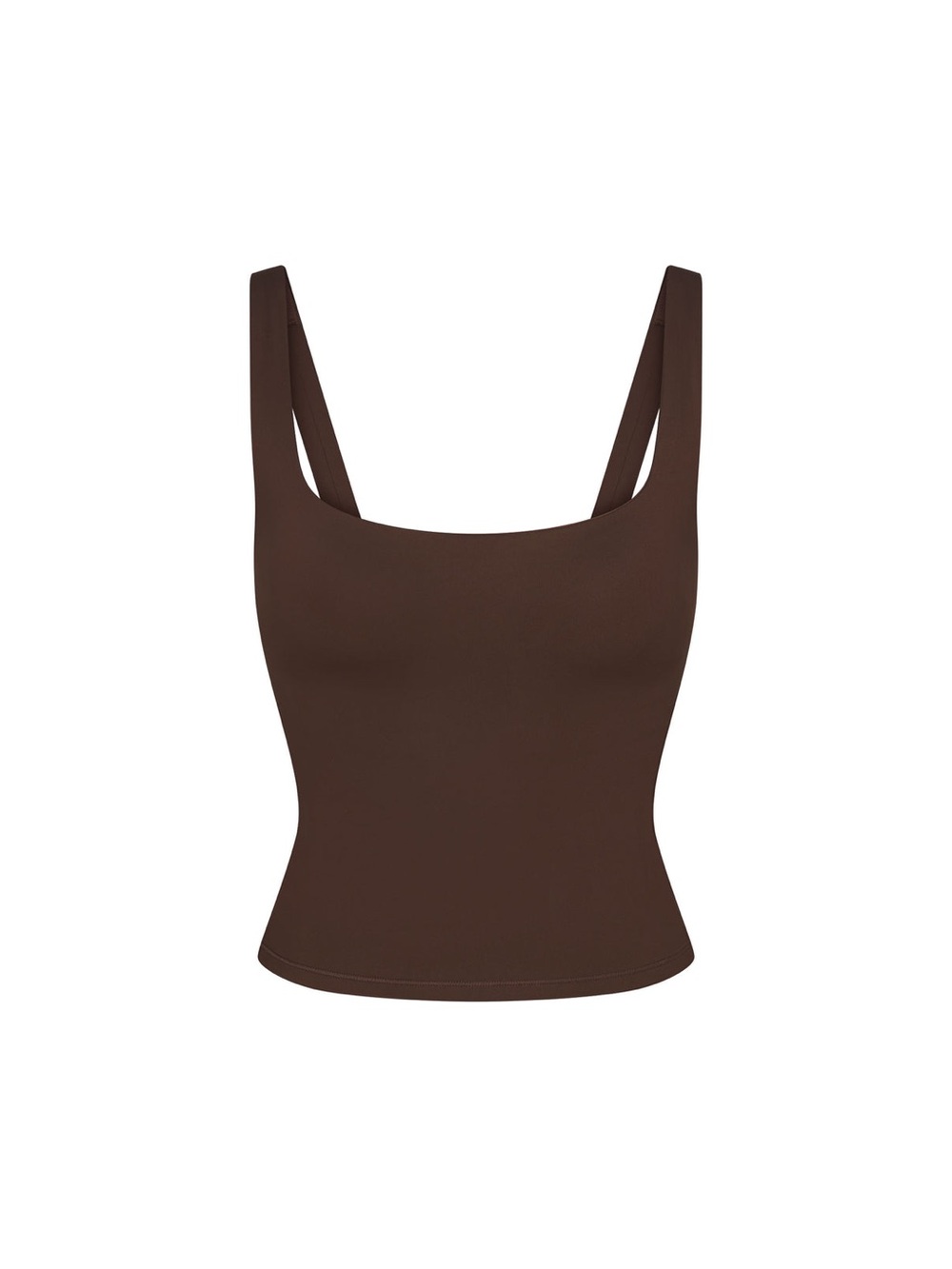 SKIMS x Nike Dark Sepia Matte Square Neck Tank 2X NWT
